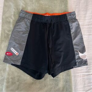 Nike Black and Gray Athletic Shorts